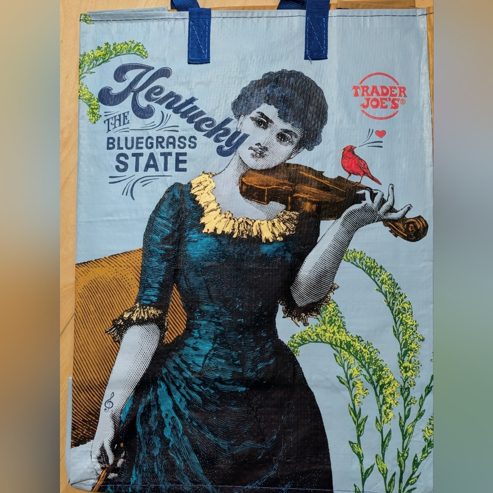***Free***New Trader Joe's Kentucky Reusable Shopping Bag